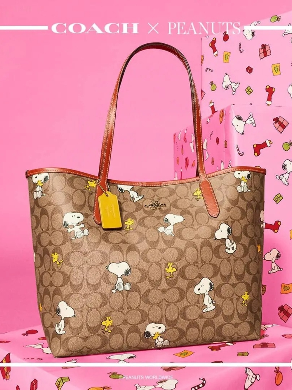 COACH X SNOOPY TOTE